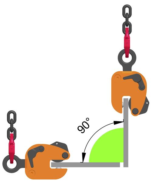 Vertikal-Hebeklemme L 0,5t