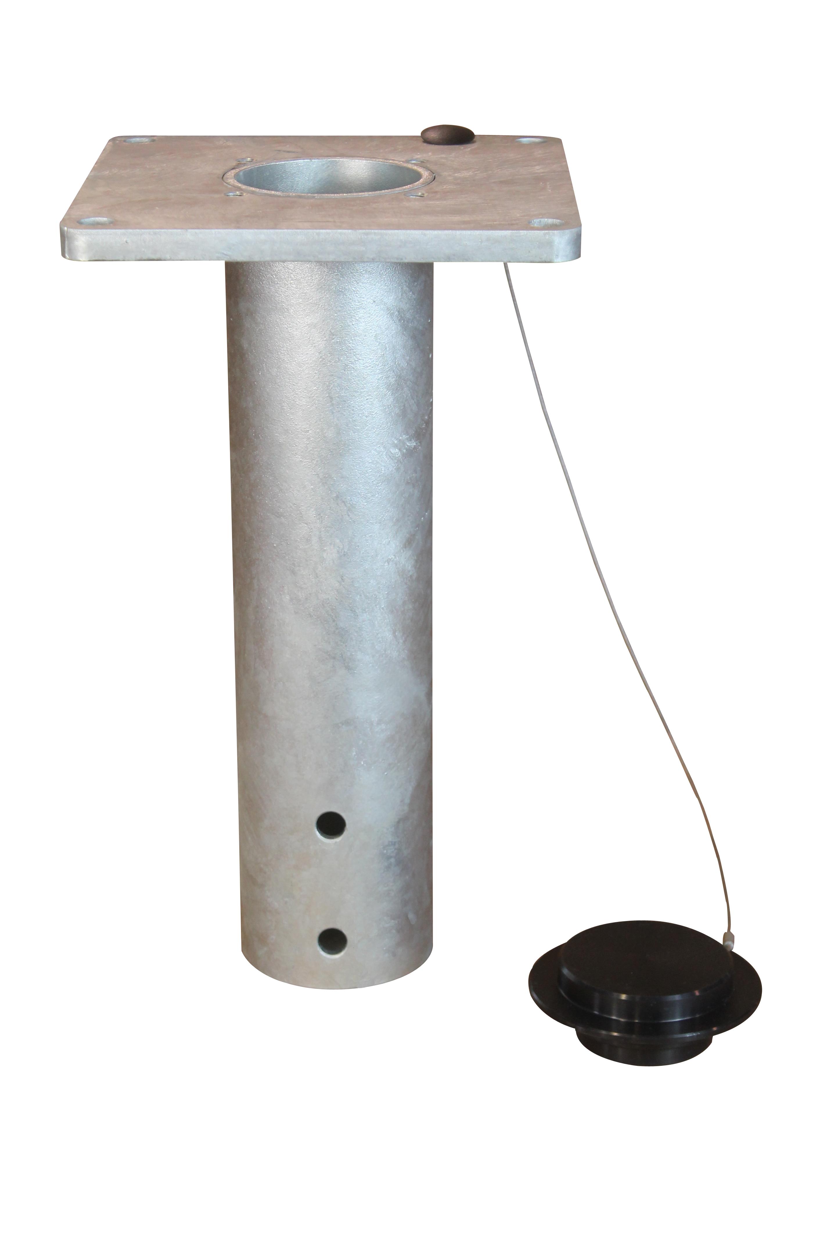 Bodenhülse für 5PF5/5PT5, verzinkt (Art. 5BF5G)