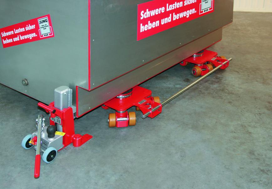 FM.JLF.035 in Verbindung mit hydraulischem Hebegerät