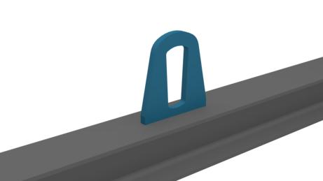 Augenaufhängung starr