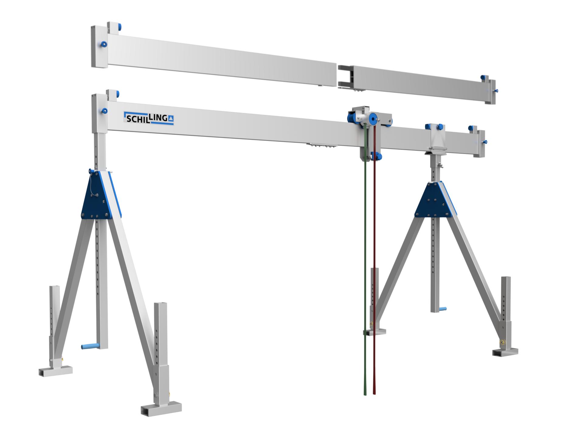LM-P-Kran,stat.,einzel,klein,1000kg,4m