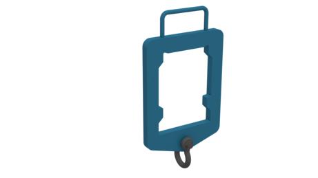 Rahmenblech mit Schäkel