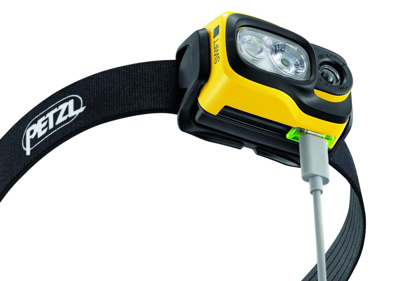 PETZL SWIFT RL Stirnlampe (ladbar mit USB-C-Kabel)