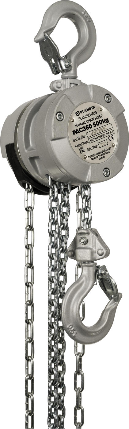 PAC Aluminium-Flaschenzug, 500 kg (Art. PAC.500)