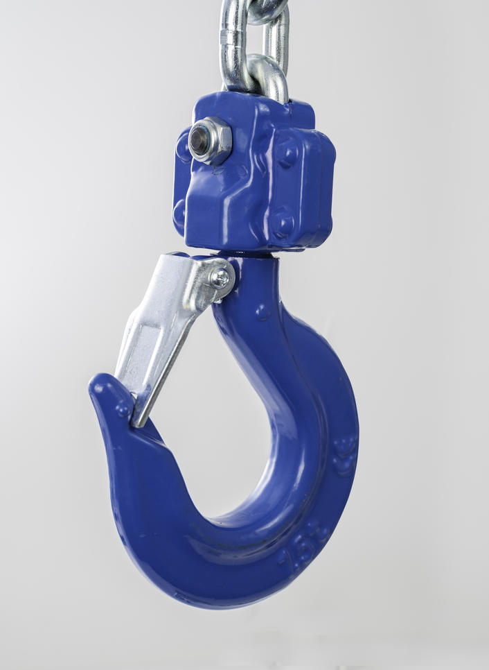 Drehbarer, geschmiedeter Sicherheitshaken mit passgenauer Hakensicherung