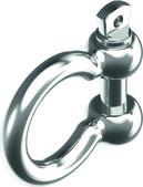 Edelstahl-Schäkel geschweifte Form
