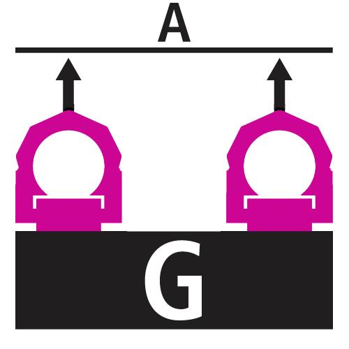 WLL Zweistrang 90° zur Anschraubfläche