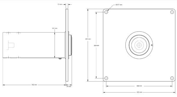 Abmessungen der Art.-Nr. 5BF20 Abmessungen der Art.-Nr. 5BF20