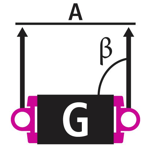 WLL Zweistrang seitlich parallel zur Anschweißfläche