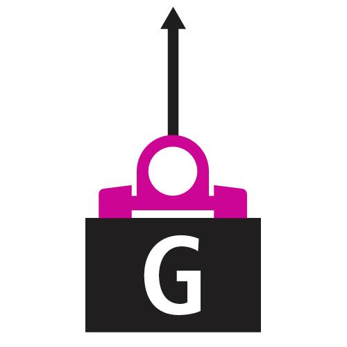 WLL Einstrang 90° zur Anschweißfläche