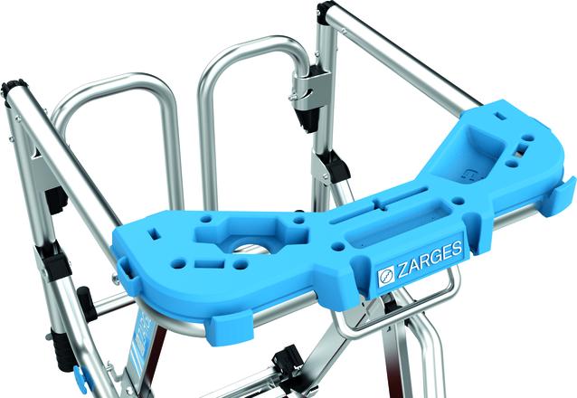 Ablageschale und 1-Hand-Bedienung der Ausleger