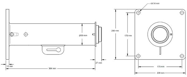 Abmessungen der Art.-Nr. 5BP5 Abmessungen der Art.-Nr. 5BP5
