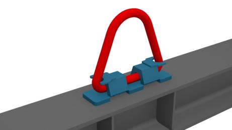 D-Bügel Aufhängung