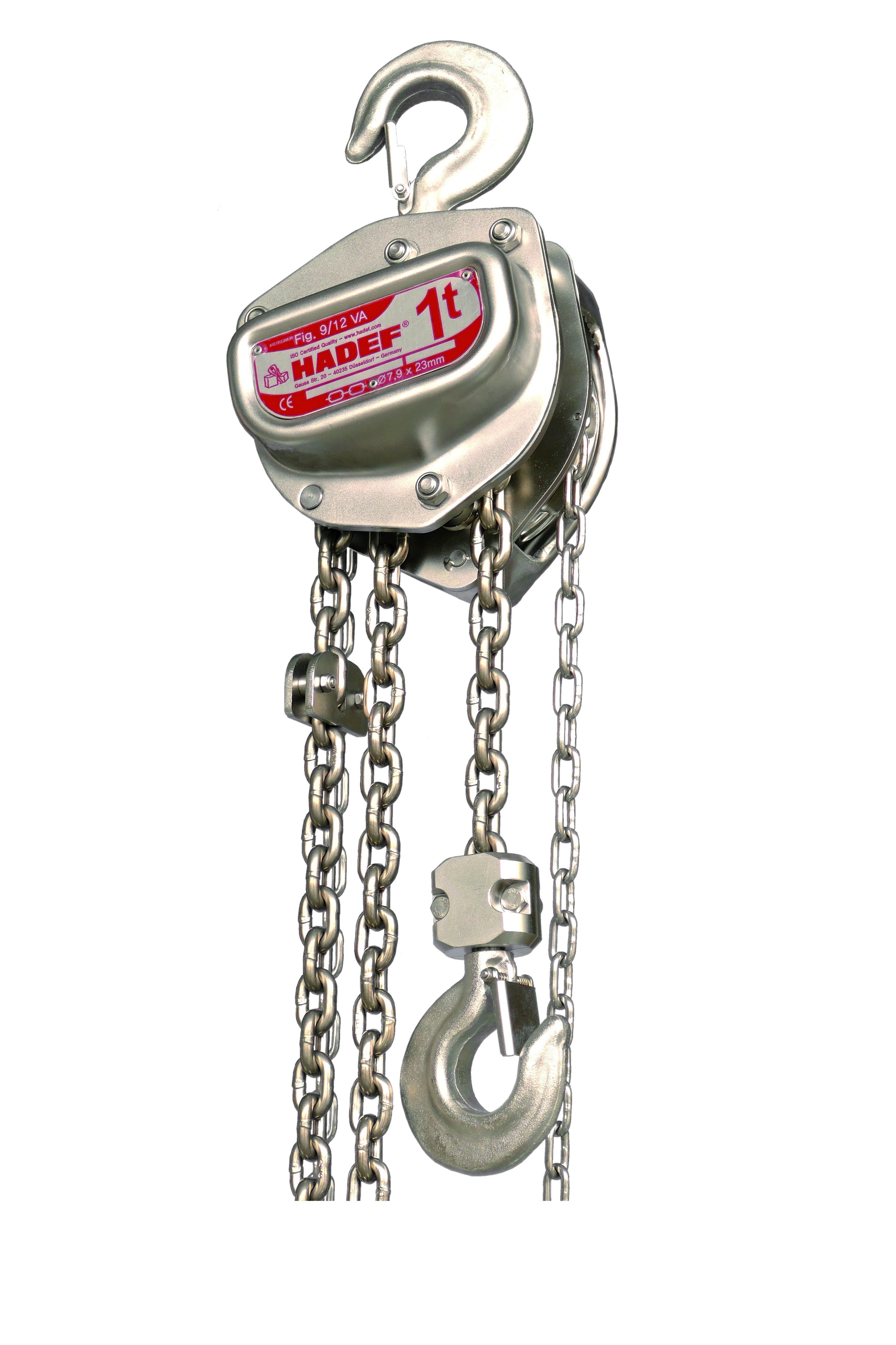 Stirnradflaschenzug 09/12 VA