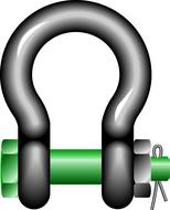 Green Pin Schäkel G-4163, 2.0t