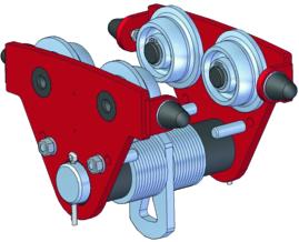 Rollfahrwerk WLL=1,0t / 50-113mm