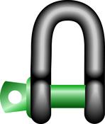 Green Pin Schäkel G-4151, 0.5t