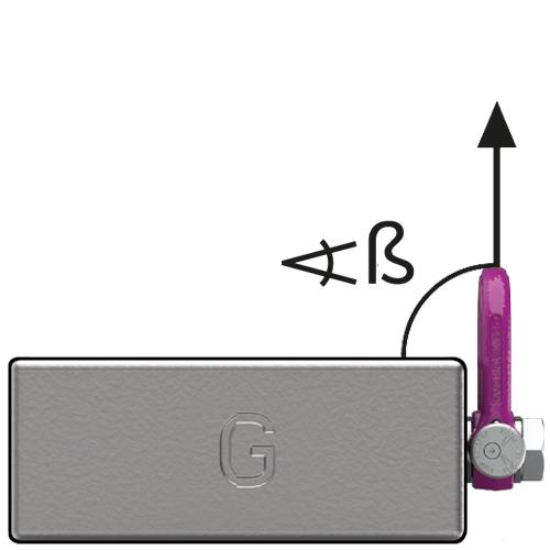 WLL Einstrang seitlich zur Einschraubachse WLL Einstrang seitlich zur Einschraubachse