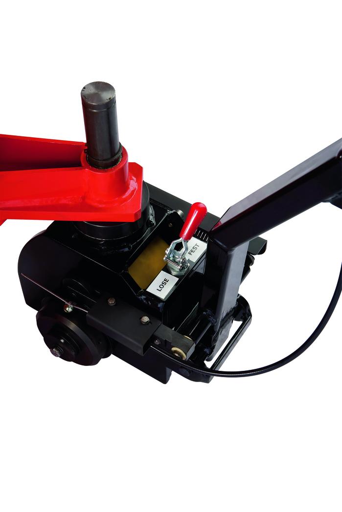 Optional bestellbar: Der mechanische Fahrpositionierer für HB.IK