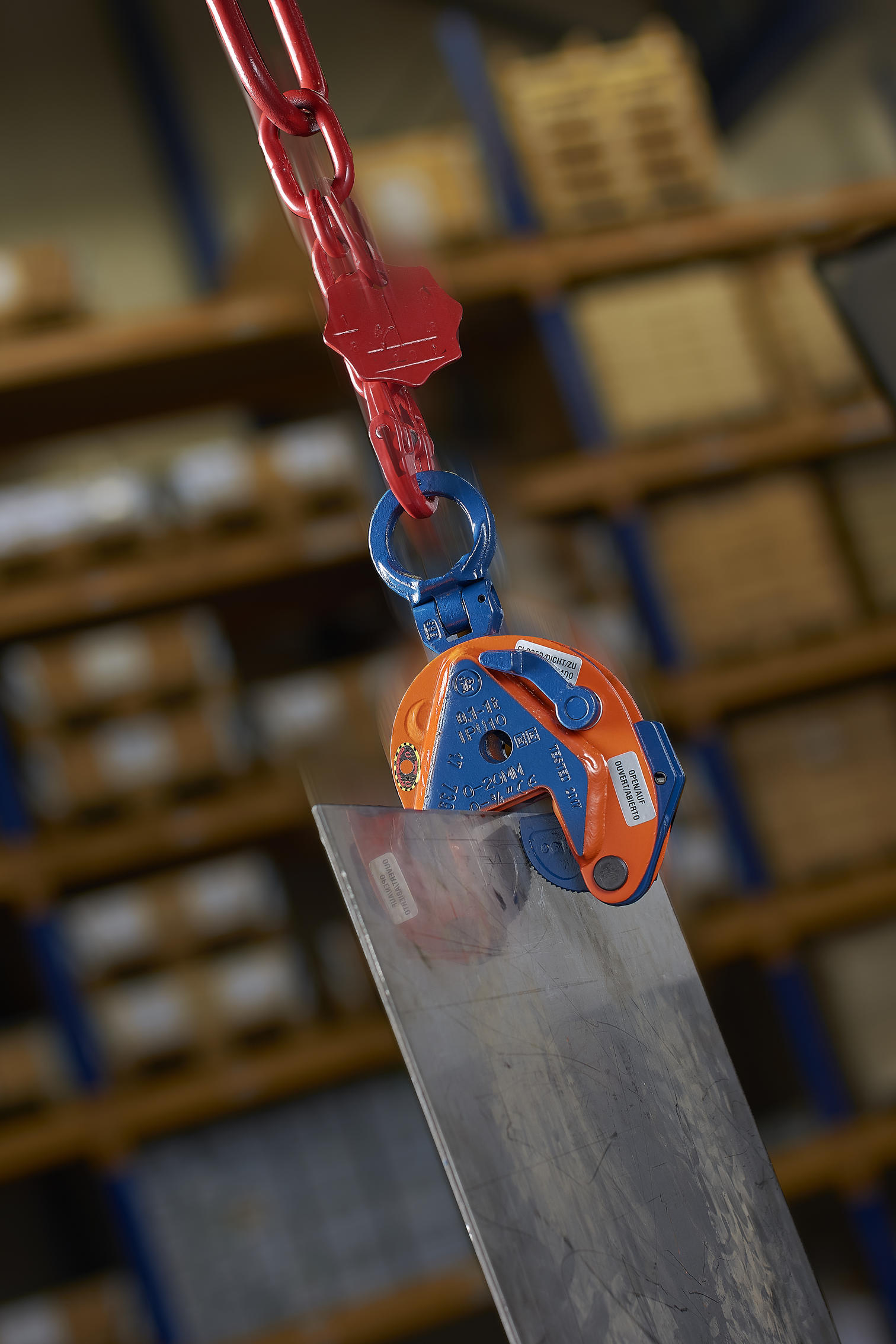 Hebeklemme IPU10, 500kg, 0-16mm