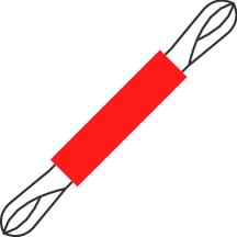 Abb. 1 Für Hebebänder Einfach aufgezogen